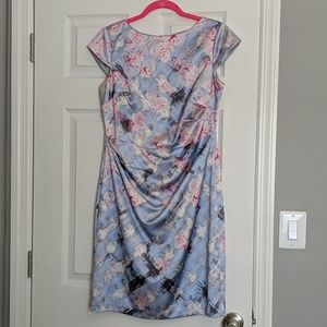 Kay Unger floral cocktail dress